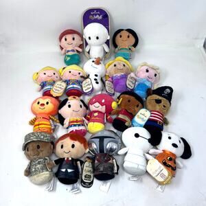Itty Bittys Hallmark Lot of 18 Star Wars Disney Princess Harry Potter Peanuts